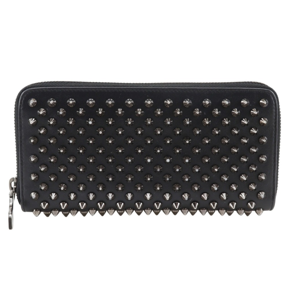 Christian Louboutin Panettone Studded Round Zip Long Wallet 1175099 Calfskin ...